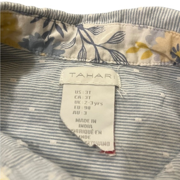 Tahari Kids Striped Button-Up Shirt Size 3T - Picture 2 of 3